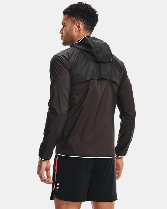 Men's UA Qualifier Storm Packable Jacket, Gray, pdpMainDesktop image number 1